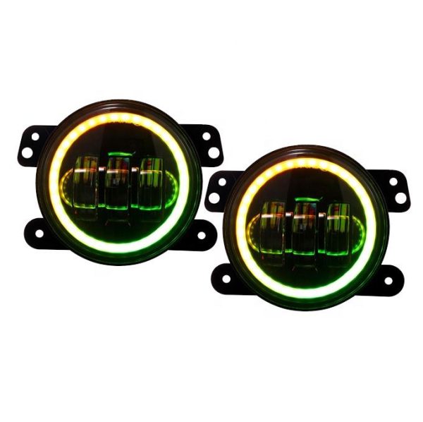 אפליקציית טלפון מורסון מבוקרת LED אור ערפל לג'יפ רנגלר JK LJ TJ RGB Multi פונקציה - תְמוּנָה 3