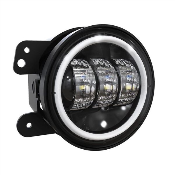 Morsun Round LED mlhové světlo pro Jeep Wrangler JK JKU TJ LJ 4inch světlo s halo drl - Obraz 2