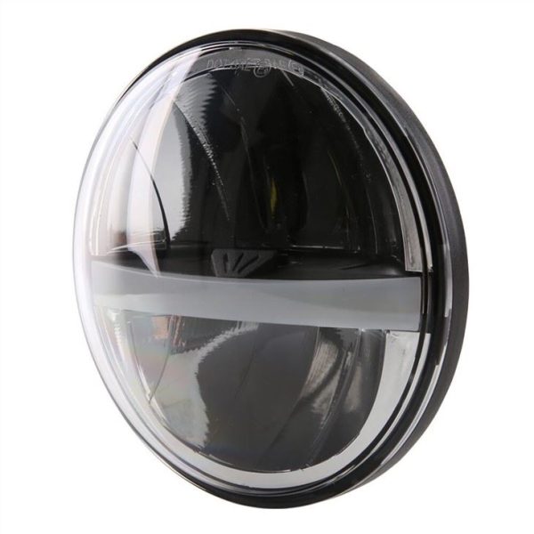 Morsun Round LED Headlight For Harley Motorcycle 5 3/4 H4 Led High Low Beam - Imahe 3