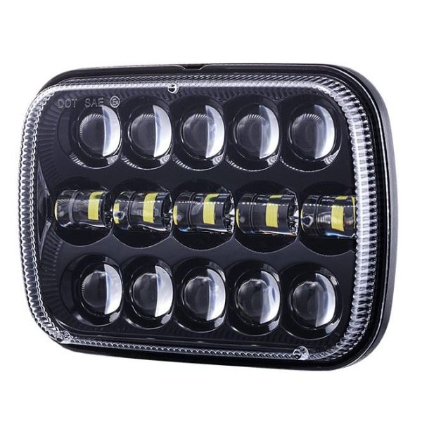 LED žaromet Morsun Square za Jeep Wrangler 5x7inch High Low žaromet projektor - Slika 2