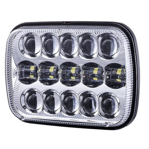 LED žaromet Morsun Square za Jeep Wrangler 5x7inch High Low žaromet projektor - Slika 3