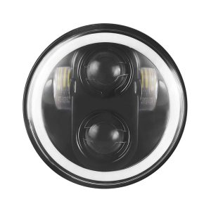 LED Excessories دراجات نارية المصباح الأمامي 575 بوصة مع دراجة نارية للضوء النهار DRL