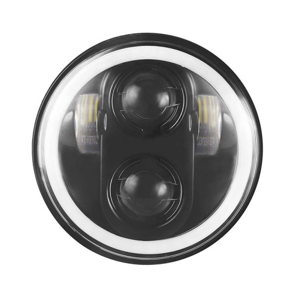LED Excessories دراجات نارية المصباح الأمامي 575 بوصة مع دراجة نارية للضوء النهار DRL