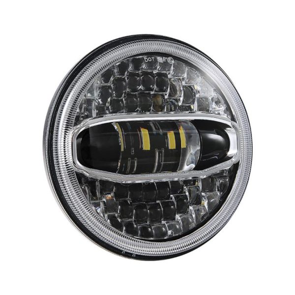 יוניברסל חדש 7 אינץ 'להרלי ולג'יפ JK LED LED אופנועים אביזרי פנס - תְמוּנָה 2