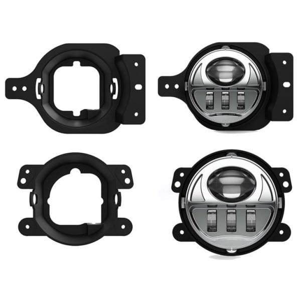 Bag-o nga mga accessories sa JL Car sa JL ang LED Fog Light 4 Pulgada jl fog nga suga alang sa 2018 2019 Jeep jl