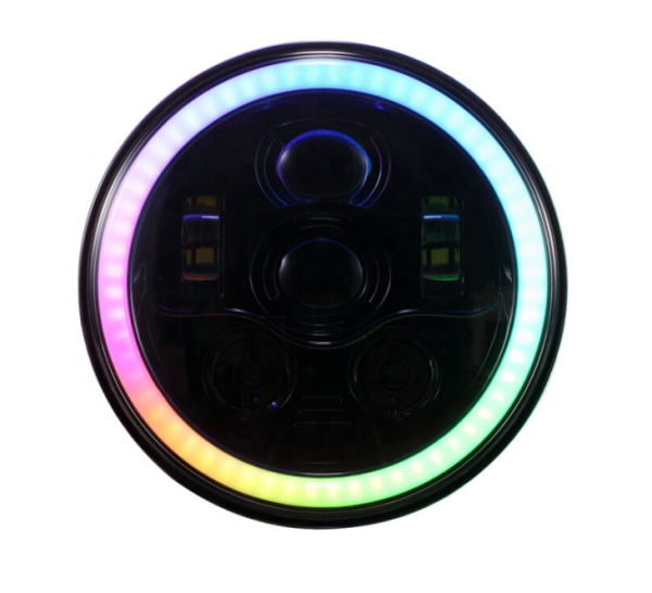 ចង្កៀងមុខរបស់ RGB HAHOO 7 អ៊ីញសម្រាប់ជេកឃឺរជិនជុលហ្សិតហ្វាមហ្វាយហ្វាយហ្វាយហ្វាយហ្វ្រី - ធម្ផារម្ផន៍ 9