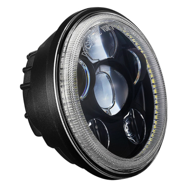 New Daytime Running Light Angel Eyes Halo 5.75 Inch Led Headlight For Harley - Image 3