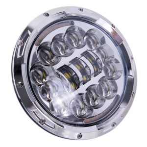 دائري 7 بوصة 90W LED LED دراجة نارية المصباح الأمامي 12V H4 LED ضوء