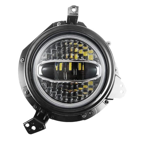Wrangler JL 7 Tuuman LED -ajovalot kiinnityskiinnikkeellä Jeep Wrangler JL 2018 ~ 2019 - Kuva 6