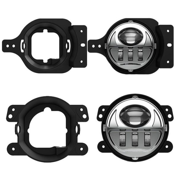 Mataas na pagganap ng jeep wrangler jl fog light 4 Inch round LED fog light