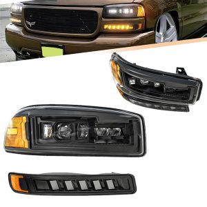 1999-2007 GMC Sierra 1500 Led Headlights