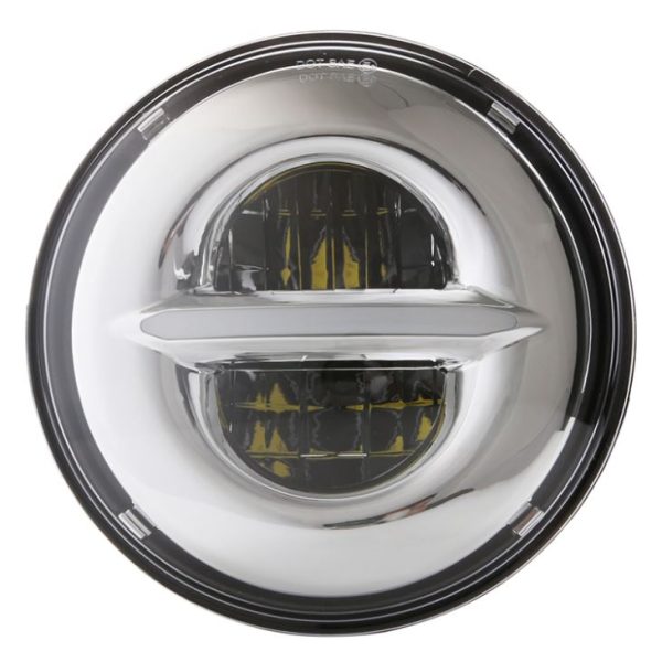 Car Accessories 12v 24v 7 Inch Round Led Headlamp Sealed Beam Angel Eyes 45w For Harley Motorcycle