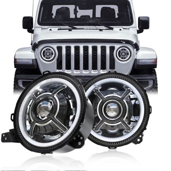 For Jeep 9 Inch JL Headlight 9 Wrangler JL Headlight 108W JL Headlight Factory Price