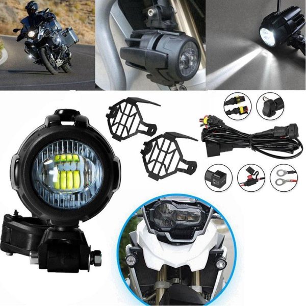 LED Auxiliary Fog Light Clear Water Light For BMW Motorcycle