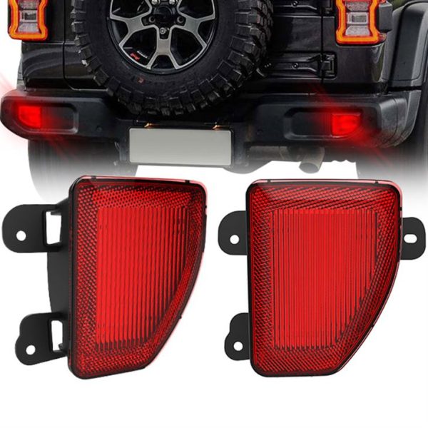 Wrangler JL Rear Bumper Lights Led Fog Lights For Jeep Wrangler JL 2018