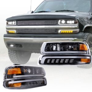 Aftermarket 2006 Chevy Tahoe Headlights Projector Led Headlights for 2006 Tahoe Chevrolet
