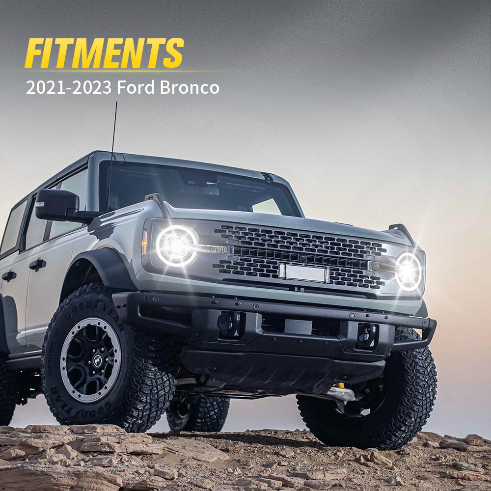2021 Ford Bronco Led Headlights Fitment