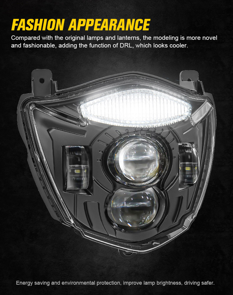 2004-2016 Yamaha xt660r xt660x Led Headlight Upgrade